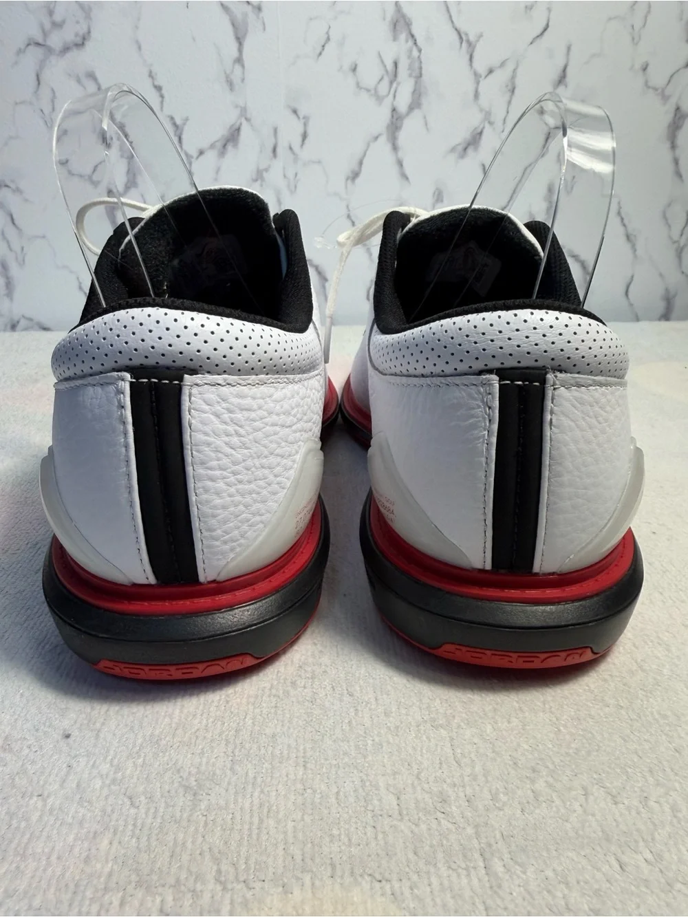 Nike Air Jordan ADG 5 Spikeless Golf Shoes White Black Red Men’s 11.5 NWOT
